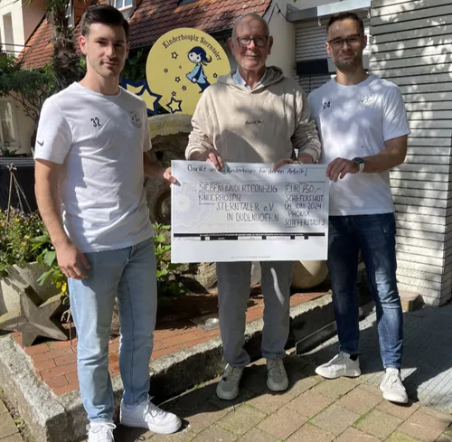 Spendenaktion unserer 1. Mannschaft Spendenaktion unserer 1. Mannschaft
